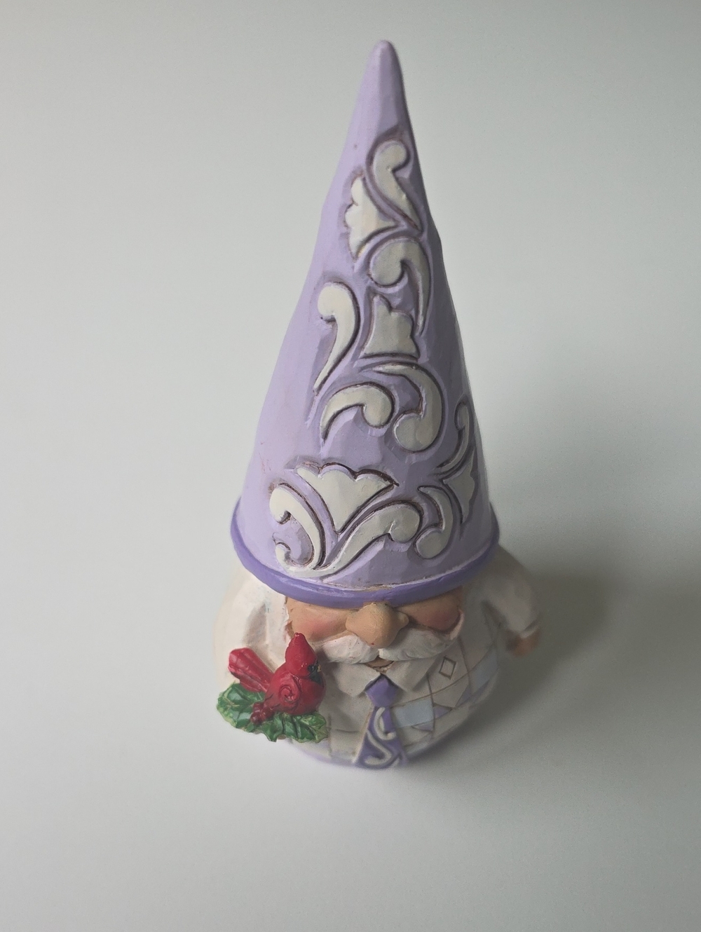 Jim Shore Heartwood Creek "An Artist Like Gnome Other" Gnome Holding Cardinal